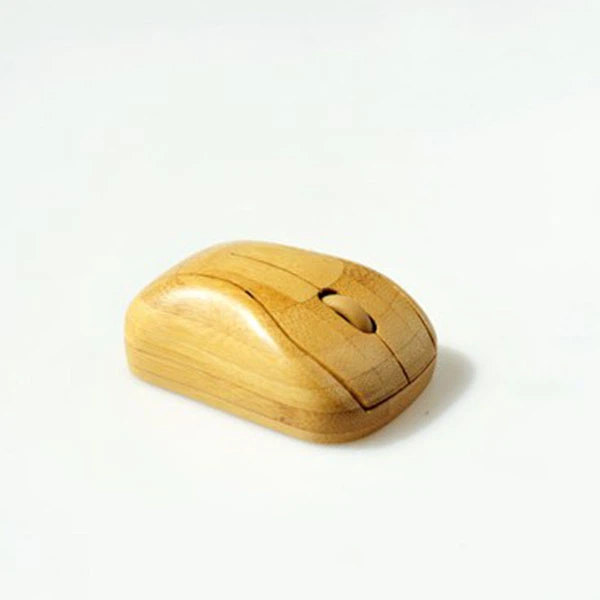 Computer Bamboo Wireless Mouse