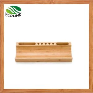 Bambus Desktop depozitare Box caz tot-înăuntru-unul organizator