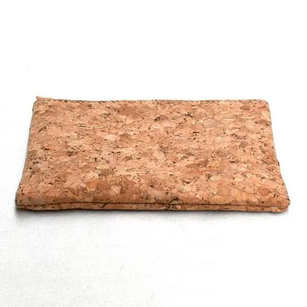 Natural Cork Wallet With Zipper