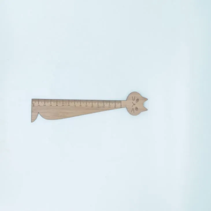 Bamboo Office Ruler