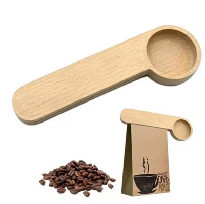 Clipul de etanșare pentru sacul de bag de cafea din lemn